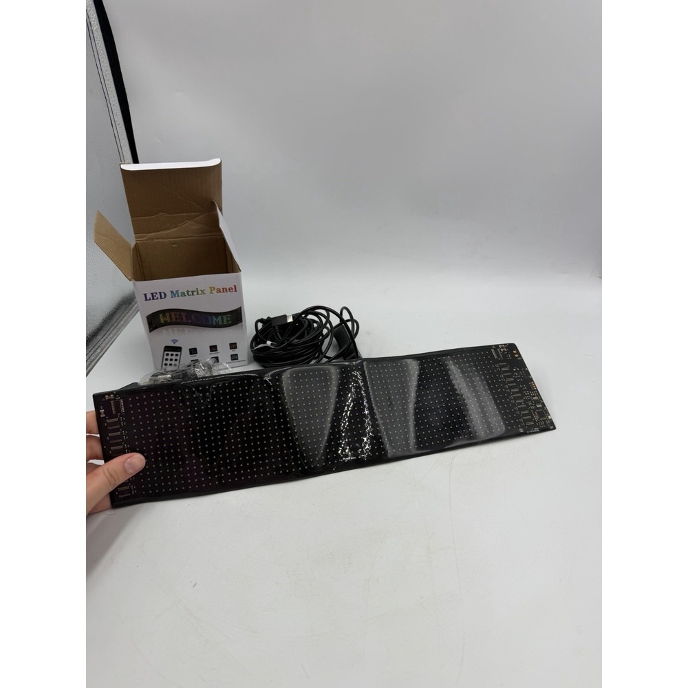 Flexible LED RGB App Control Screen Matrix Panel, 16x64 - Open Box - Picture 12 of 16